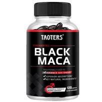 Juodosios Maca šaknies ekstrakto kapsulės, 1000 mg porcijoje, 120 kapsulių, veganiškas, be GMO maisto papildas 120 Capsules