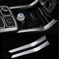 Console Water Cup Cover holder Trim Fit For Mercedes Benz ML GL GLS GLE W166 w292 X166 300d/400 450 interior A black
