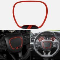 Steering Wheel Middle Trim Cover for Dodge Challenger/Charger/Durango 2015- black