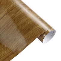 10/30*100cm Blizgi medžio rašto vinilinė plėvelė PVC automobilio interjero dekoravimo lipdukas Wrap Vandeniui atsparus raštuotas lipdukas Priedai 10x100cm brown