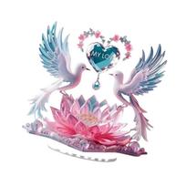 Flower Branch Bird Statue Figurine Animal Sculpture Home Decors Tabletop Centerpieces Collectible Decorative Figurine