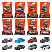 Matchbox Moving Parts 8-Car Diecast Assortment Box Set, FWD28-989J, Multi-Color white