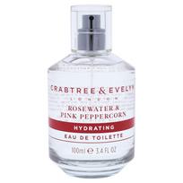 Crabtree & Evelyn, Rosewater & Pink Peppercorn, Eau De Toilette, For Women, 100 ml
