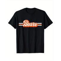 European Size Retro Bears Mascot, School Spirit Shirt, Bear Sports unisex T-Shirt, Suitable for Womens Outdoor unisex T-Shirt, S įvairiaspalvis