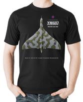 RAF Avro Vulcan XM607 Type698 B2 Aircraft TShirt 100 Cotton ONeck Summer Short Sleeve Casual Unisexs TShirt Size S3XL 4XL gray