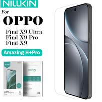 NILLKIN For OPPO Find X9 Pro Find X9 Ultra H + Pro Series Screen Tempered Glass 9H Anti Explosion Screen Protector Film OPPO Find X9 skaidri