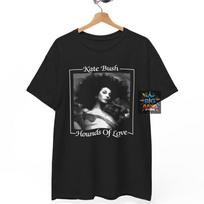Kate Bush Hounds Of Love  T-Shirt Music Band Rock Punk Metal Unisex tee XXXL gray