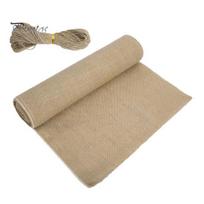 Natural Burlap Roll Tree Wrap, Winter Plant Trunk Protector, Wrap Fabric Frost Freeze Protection for Shrubs, Outdoor Trees Garden Supplies A beige