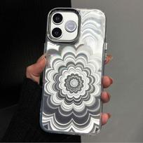 3D Gradient Flower Silicone Case For Honor 400 200 90 600 Pro Magic 5 6 7 8 Lite X8d X9d X7d X6C X9a Motorola Moto G84 G34 G35 G55 G75 G56 5G Cover Honor 400 Pro sidabras