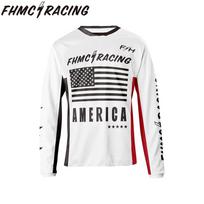 Racing Shirt Bike Quick Dry Motocross Racing Shirt Downhill Enduro Jersey NEW Jersey Motorcycle Jerseys S white