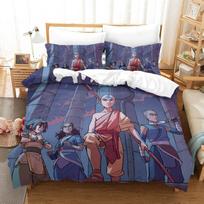 New Avatar The Last Airbender Bedding Collection Single Twin Full Queen King Size Bed Collection Adult Bedroom Duvet Cover Collections Home Textile EU Twin 135x200cm gray