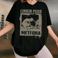 Vintage Linkin Park Tour Meteora 2004 Unisex Shirt, From Zero World Tour 2025 Unisex T-Shirt M gray