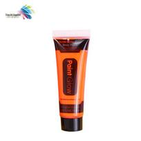 Fluorescent Watercolor & Body Paint Set: Hand & Finger Painting Pigments As shown orange