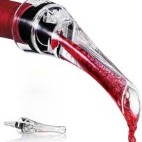 Premium Wine Aerator Pourer with No-Drip Spout & Stopper – Instant 2-in-1 Decanter for Enhanced Flavor,Fits All Standard Bottles skaidri