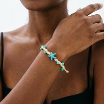 Stylish Women Starfish Bracelet Summer Beach Surfing Jewelry Accessories 6 Colors Options Handmade Friendship Braslet Adjustable smėlis