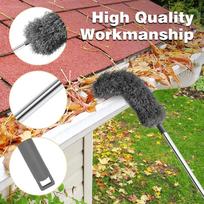 MultiPurpose Outdoor Cleaning Tool Featuring Extendable Rod For Gutters Roofs And Hard To Reach žalia