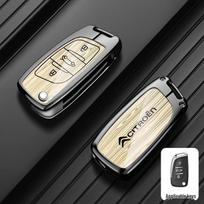 Peugeot raktų dėklas: Aukščiausios kokybės korpusas 4008, 408, 508L, 3008, 5008, e2008 modeliams black