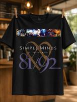 Simple Minds Glittering Prize 8192 Film Strip Banner With Purple Numbers And Golden Heart Symbol Unisex All Tshirt S