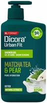 Kūno prausimosi želė Dicora Detox Matcha Tea & Pear, 825 ml