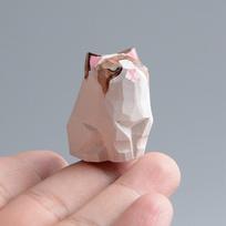 Miniatiūrinės katės figūrėlės sandalmedžio drožyba rankomis gyvūnų skulptūra amatų stalo papuošalai gimtadienio dovana gray