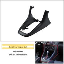 Volkswagen Golf 6 GTI Pavarų perjungimo svirties apdailos skydelio rėmelis black