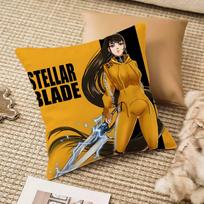 Game S-Stellar B-Blade Pillow Case Anti-dustmite Invisible Zipper Sofa Bed 12x12Inch black