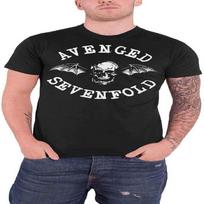 Avenged Sevenfold A7X Deathbat Crest Logo New Official Mens T Shirt [Apparel] Black S juoda