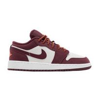 Air Jordan 1 Low GS Night Maroon 553560-068 EU 36.5 raudona
