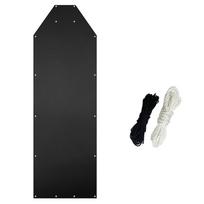 Outdoor Sliding Winter Snowboard Toy Snow Sleds Snow Scooter Sleds Winter Accessory Game Sleds Funny Snowboard Ski Blanket 1 black