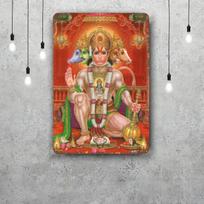 Panchmukhi hanuman Vintažiniai Metaliniai Skardos Ženklai Plakatai Dekoras Retro Metalinė Plokštelė Sienos Menas Dekoras Garažui Barui 20x30cm（7.8x11.8inch） beige