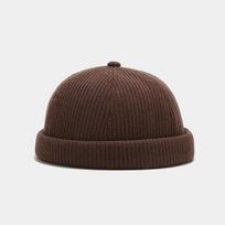 LDSLYJR Autumn and Winter Cotton Solid Warm Docker Cap Brimless Hat Skullies Beanie Hats Landlord Sailor Cap Men and Women 01 56-60cm wear ruda