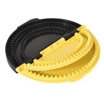 Sandwich Mold Food Grade Heat Resistant Plastic Sandwich Maker Sealer Press Tools DIY Breakfast Sandwich Making Mold Kitchen Gadgets 1pc black