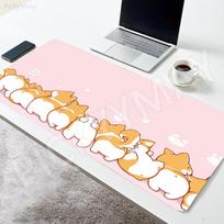 Large Gaming Mousepads Cat Mouse Pad Anime Cute Computer Mousepad Mouse Mat Table Carpet xcm Desk Pads Keyboard Mats Kawaii 800x300x2mm white