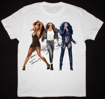 Signature Diva Whitney Houston Tina Turner Cher Shirt White Unisex S-345XL S white