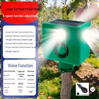 Solar Animal & Bird Repeller with High-Volume Sound blue