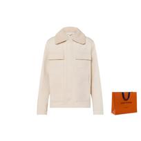 Lv Monogram Workwear Denim Jacket 1AATH0 50 white