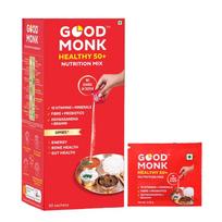 Good Monk Healthy 50+ Multivitamin for Senior Men & Women | For Energy, Bone & Gut Health | With Probiotics, Fibre, Ashwagandha, Vit. B12, C, D,