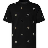 LOUIS VUITTON Monogram SS26 Marškinėliai Vyriški 1AJR10 M0 juoda
