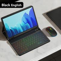 Klaviatūros dėklas, skirtas Samsung Galaxy Tab A11+ A11 Plus, dėklas 2025, 11 colių, SM-X230 SM-X235 SM-X236B, Magic Keyboard planšetinio kompiuterio dangtelis Funda blue