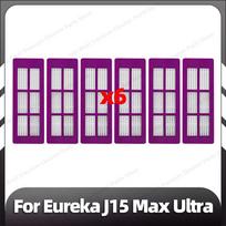 Compatible for Eureka J15 Max Ultra Replacement Main Brush HEPA Filter Mop Pad Dust Bag Spare Parts Accessories white