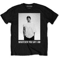 Eminem Men's Whatever Slim Fit T-Shirt Black S juoda