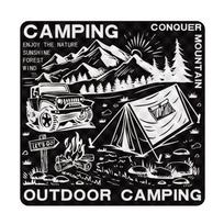 Holiday Tent Inner Mat & Picnic Blanket 200x200cm gray