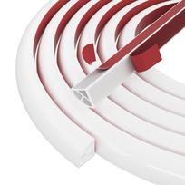 Peel and Stick Quarter Round Molding TPE Wall Corner Protection Water Blocking Strip Bendable Waterproof Baseboard Trim Bathtub balta