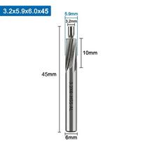 High Speed Steel Countersink Milling Cutter HSS Hole Expanding Bit  Hardware Sink Hole Machining M3 3.2*5.9*6*45
