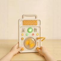 Children'S Circuit Busy Board Simulation Ammeter Montessori Toy Early Education Toddlers Sensory Game Lights Switch Learning Toy beige