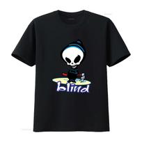 Aklas Vintažinis Riedlentės Ateivis T-shirt Retro Logotipas Sunkaus Medvilnės Spausdinimas Unisex Tampri Minkšta st XXXL black