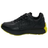 Alexander McQueen Sprint Runner Black Yellow 705076WIC981554 40 black