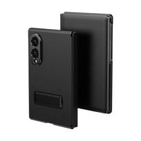 Apverčiamas odinis verslo telefono dėklas, sulankstomas dėklas, skirtas Samsung Galaxy Z Fold8 5G Fold 8 Ultra Fold7 Fold 7 6 5 3 4 Fold6 Fold5 Galaxy Z Fold3 5G black