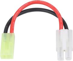 Tamiya Adapter Converter Cable 16AWG | 13cm Lightweight & Handy | Compatible with RC Batteries and Chargers | Red PVC balta