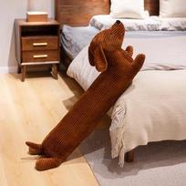 Lovely Animal Side Sleeping Body Pillow 110cm Bed Sofa Home Decorative Long Throw Pillow  Classmate Friend Birthday Present Gift 110CM brown